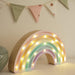 Luzes pequenas: lâmpada pastel arco -íris