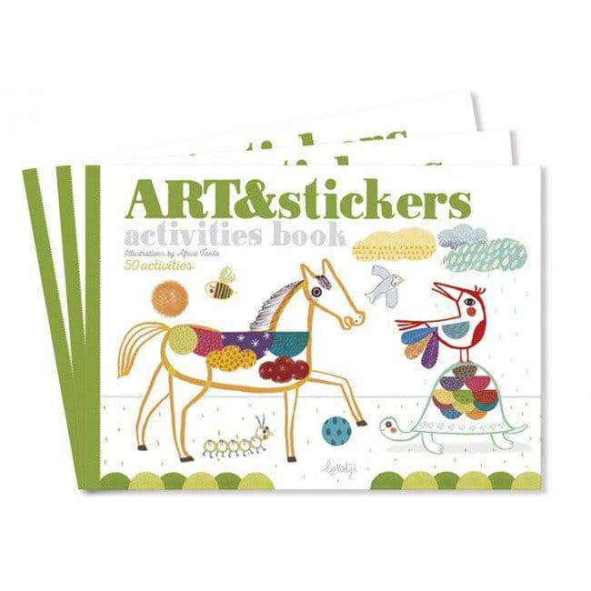 Londji: Книжка с дейности Art & Stickers