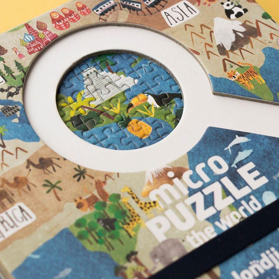 Londji: micro puzzle world map Discover The World 600 el.