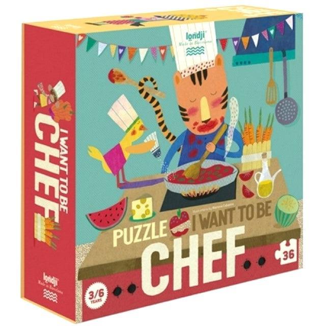 Londji: puzzle I want to be a Chef 36 el. - Kidealo