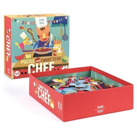 Londji: puzzle I want to be a Chef 36 el. - Kidealo