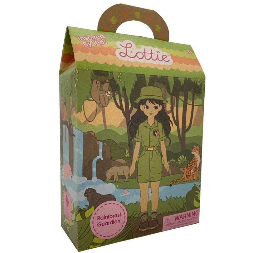 Lottie: boneca do guarda da floresta tropical