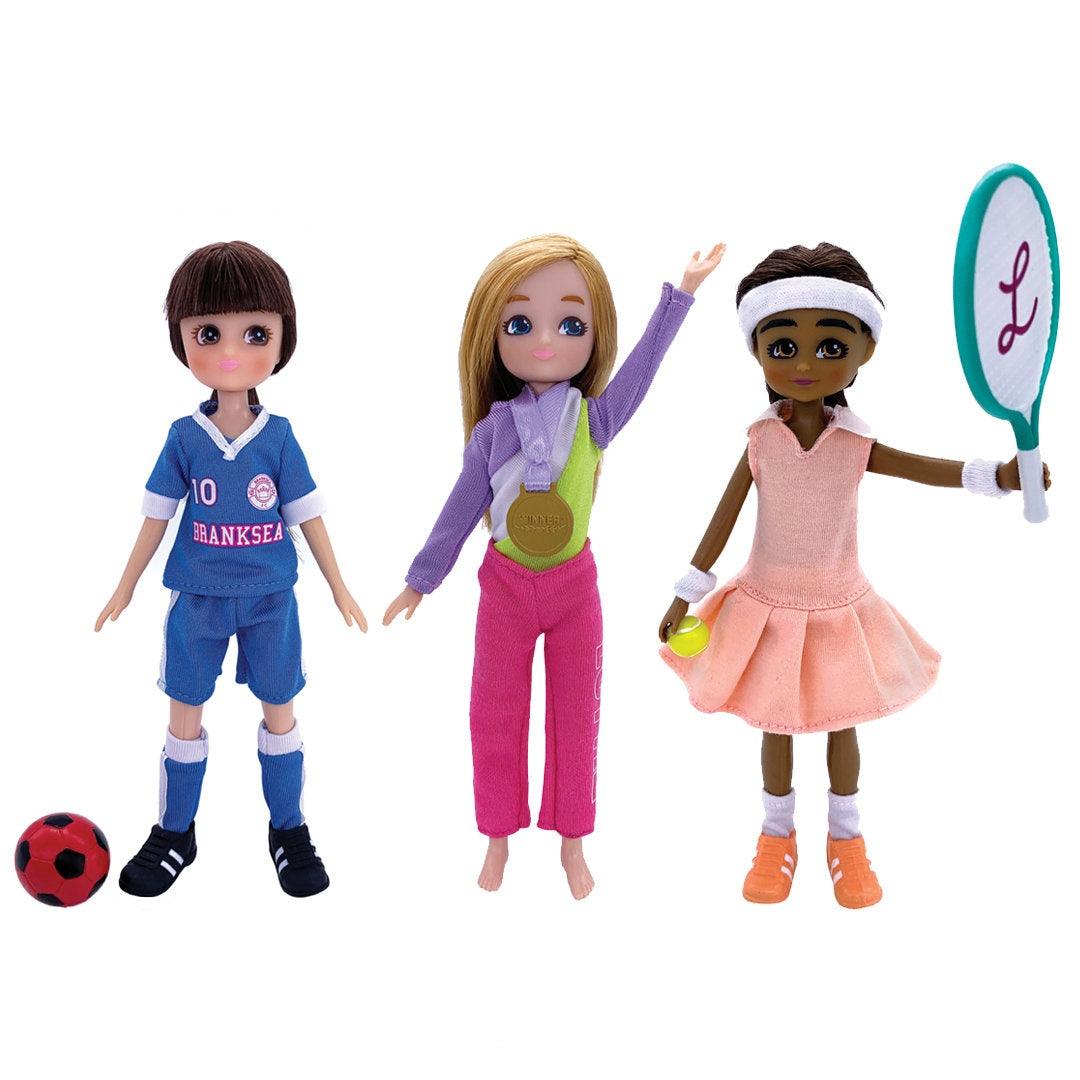 Lottie: Sada 3 sportovních oděvů pro panenky