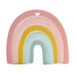 Loulou Lollipop: pastel silicon curcubeu teether