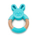 Loulou Lollipop: Holz und Silikon -Hase Hasen Teether