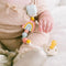Loulou Lollipop: Silicone pacifier tag Darling Rainbow