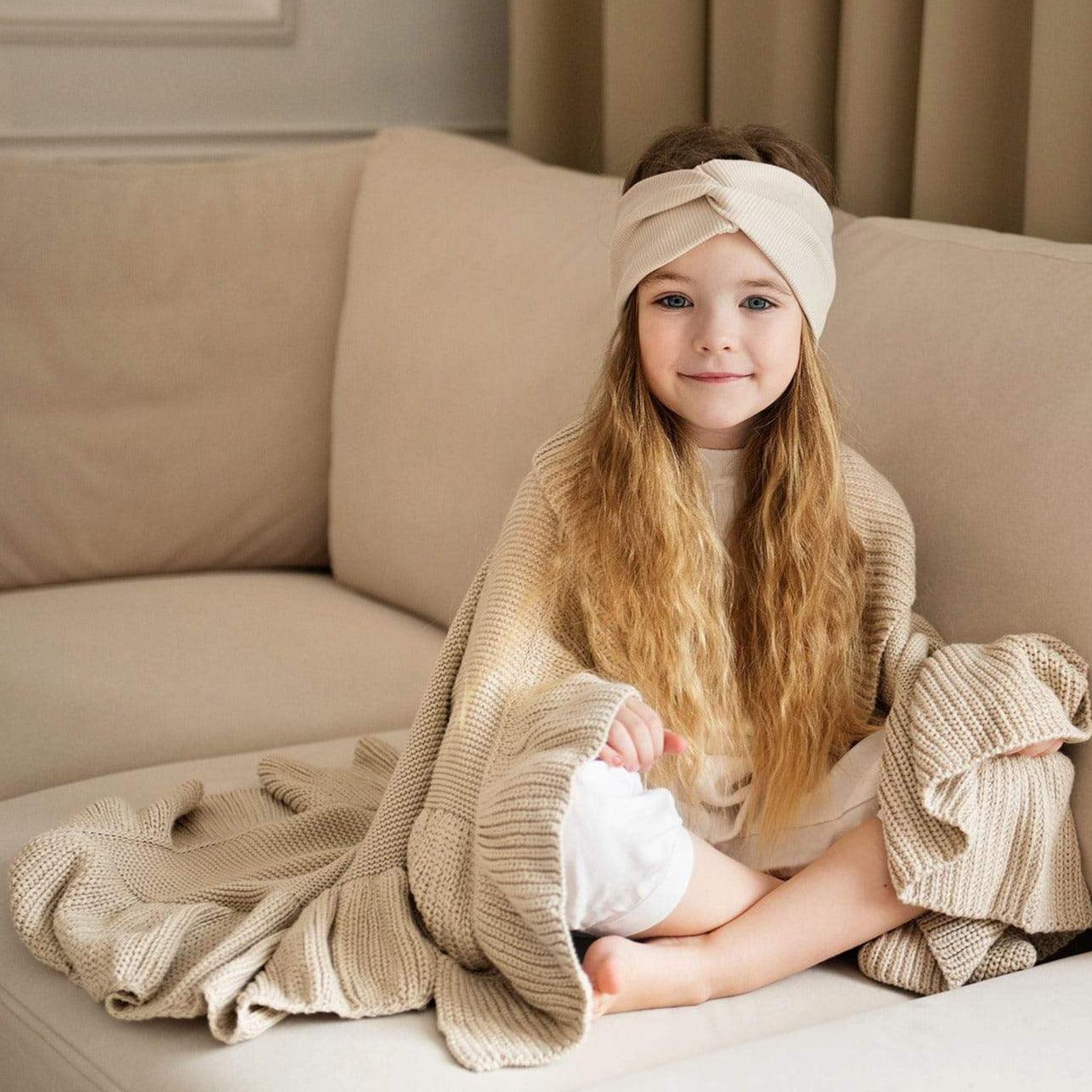 Lullalove: year-round blanket with frill
