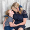 Lulujo: „Mamy + Me Navy“ plaukų elastika mamai ir dukrai