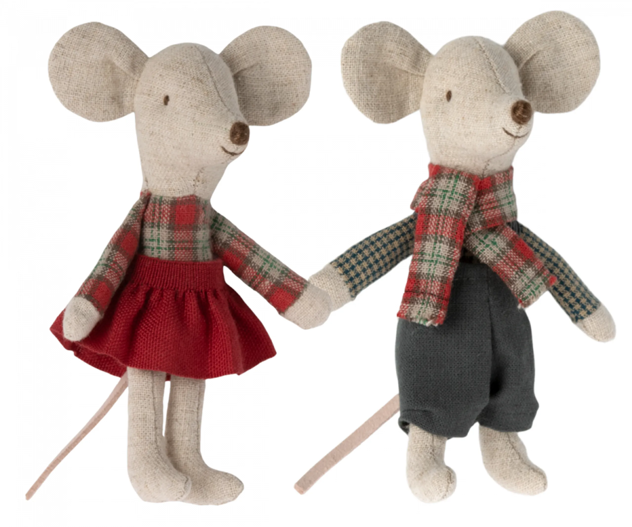 MailEg: Zimní myši dvojčat v zimním stylu