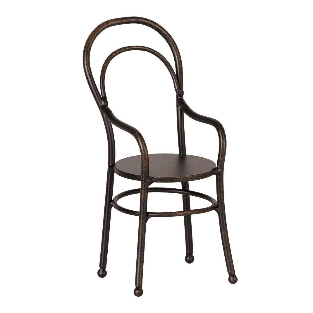 Maileg: scaun de metal negru vintage