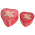 Maileg: kovinski srčni škatli kovinski prašič za srce 2 pc.