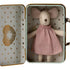Maileg: Angel Mouse In Suitcase