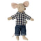 Maileg: Camisa de douse de papá mouse 15 cm