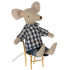 Maileg: Papa Douse Shirt Mouse 15 cm