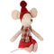 Maileg: Christmas costume mouse Christmas Big Sister 13 cm