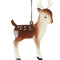 Maileg: Weihnachtsbaumschmuck Bambi mit Geweihen Metall -Ornament 1 Stück.