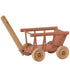 Maileg: Wooden Wagon Mouse Drawbar Cart Dusty Rose