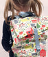 Maison Petit Jour: Mini-Messenger cotton courier backpack