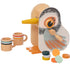 Manheteno žaislas: ankstyvieji paukščiai Medinė kavos virimo aparatas