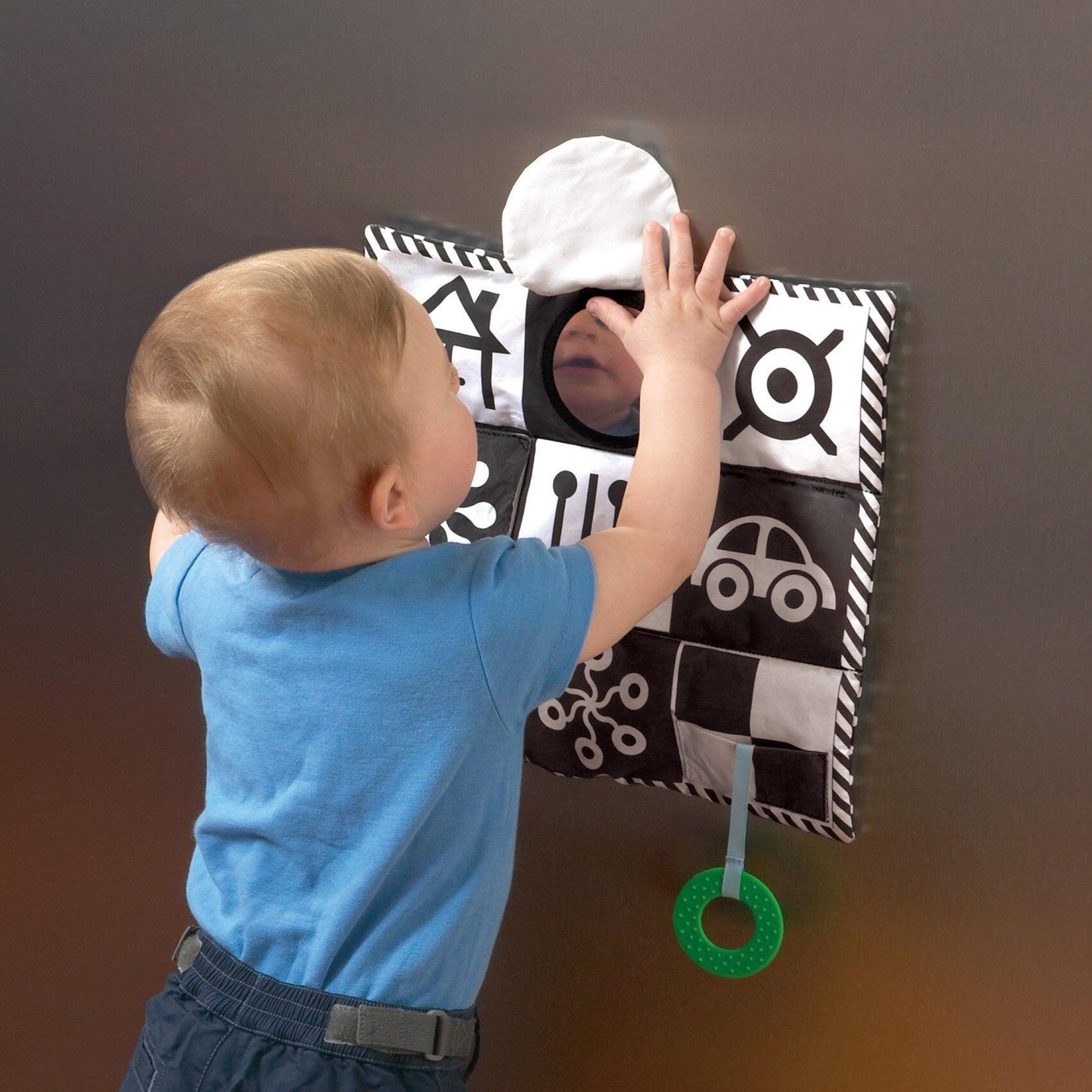 Manheteno žaislas: kontrastingas edukacinis kilimėlis kūdikiams Wimmer-Ferguson