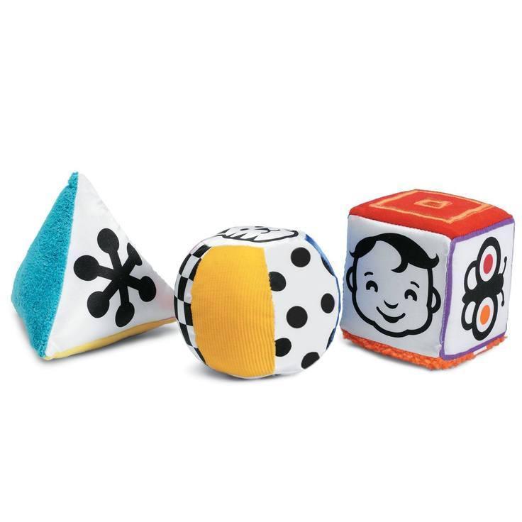 Manhattan Toy: Mind Shapes Wimmer-Ferguson fabric sensory blocks - Kidealo