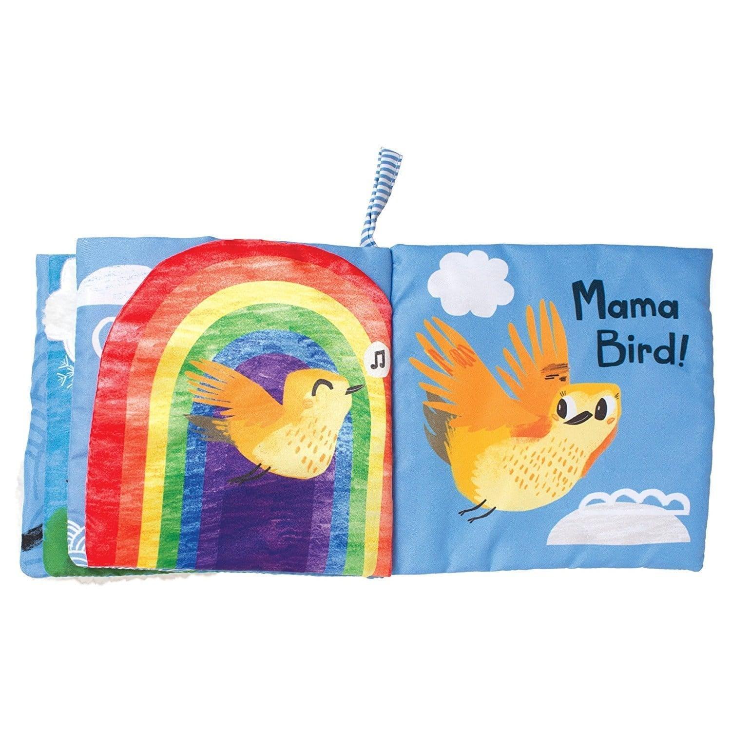 Manhattan Toy: soft activity book Baby Bird - Kidealo