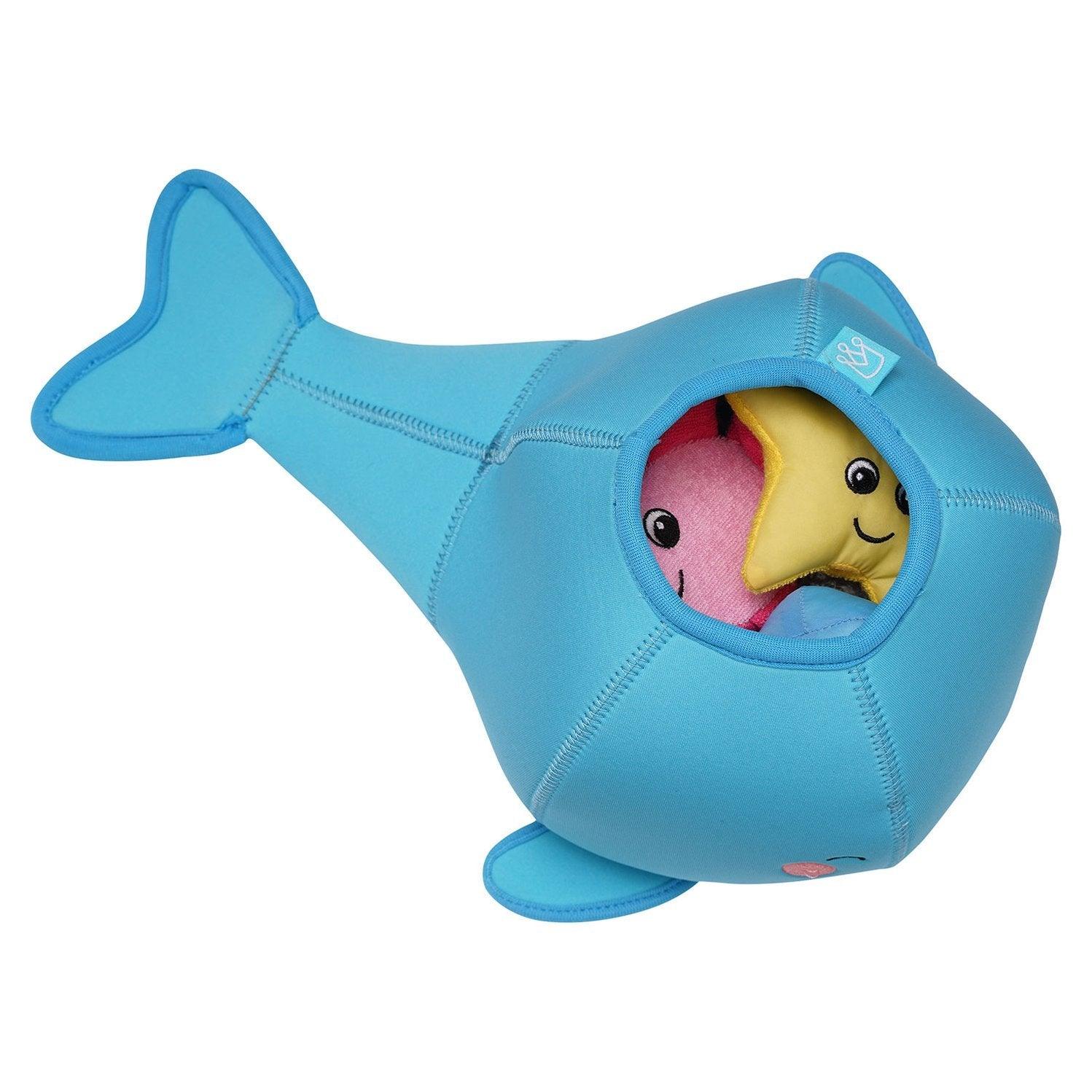 Manhetenas rotaļlieta: neoprēna vaļu peldēšanās valis