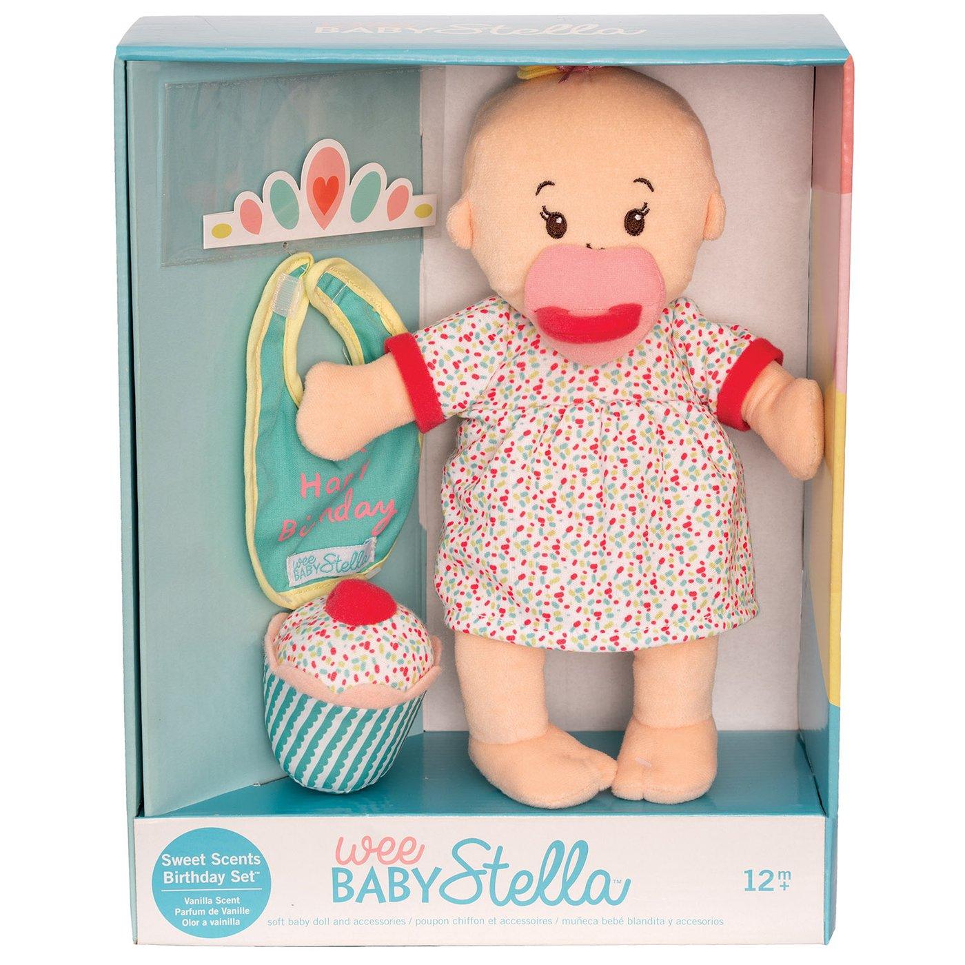 Manhattan Toy: plush doll scented birthday set Wee Baby Stella