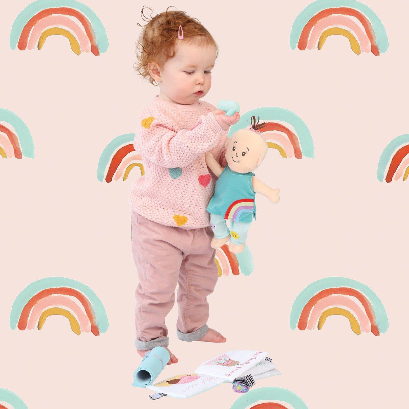 Manhattan Toy: plush doll set Yoga Wee Baby Stella