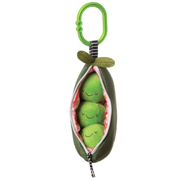 Manhattan Toy: Farmer's Market Peas in a Pod travel pod pendant - Kidealo
