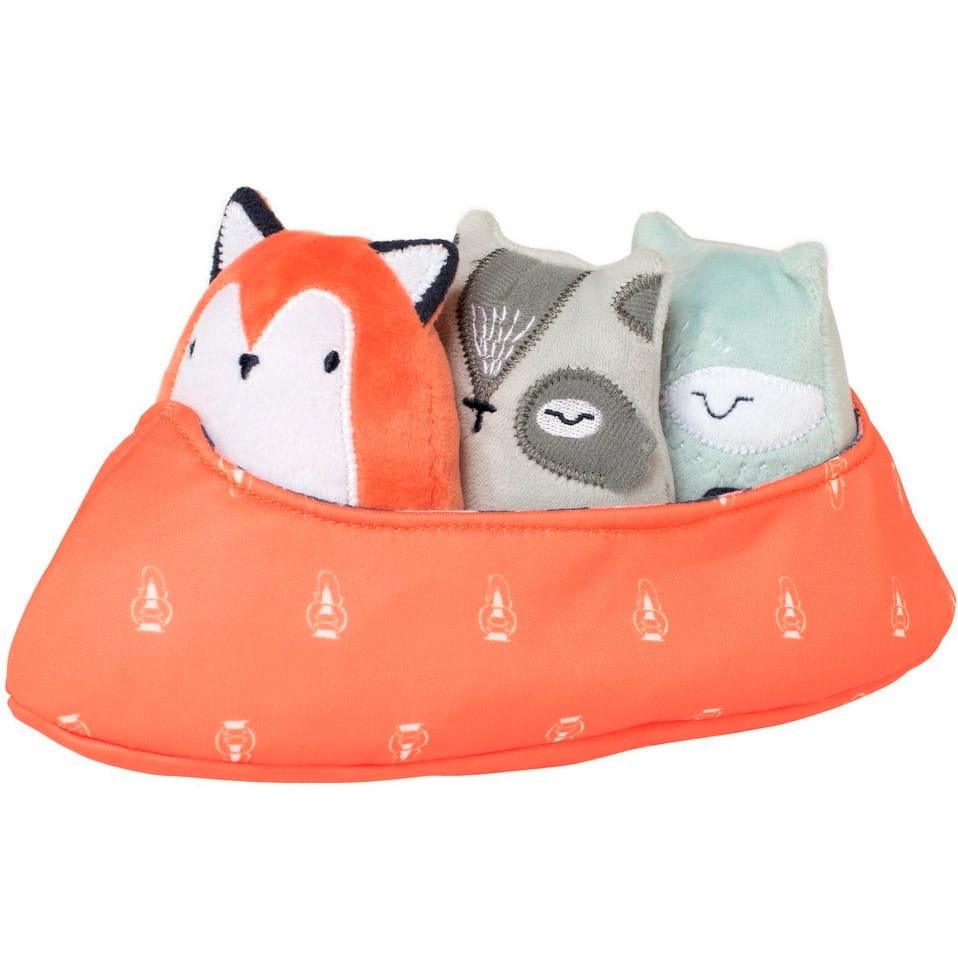 Manhattan Toy: sensory animals Camp Acorn Canoe Buddies