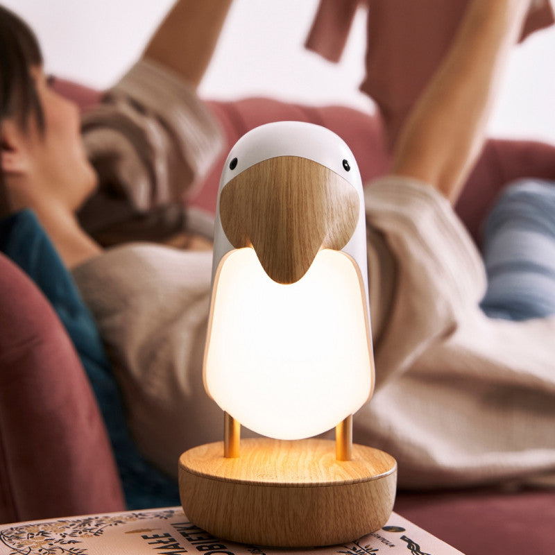 Kaninchen & Freunde: Lampe mit Lautsprecher Papageientaucher