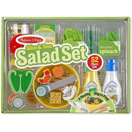 Melissa & Doug: wooden Slice & Toss Salad Set - Kidealo