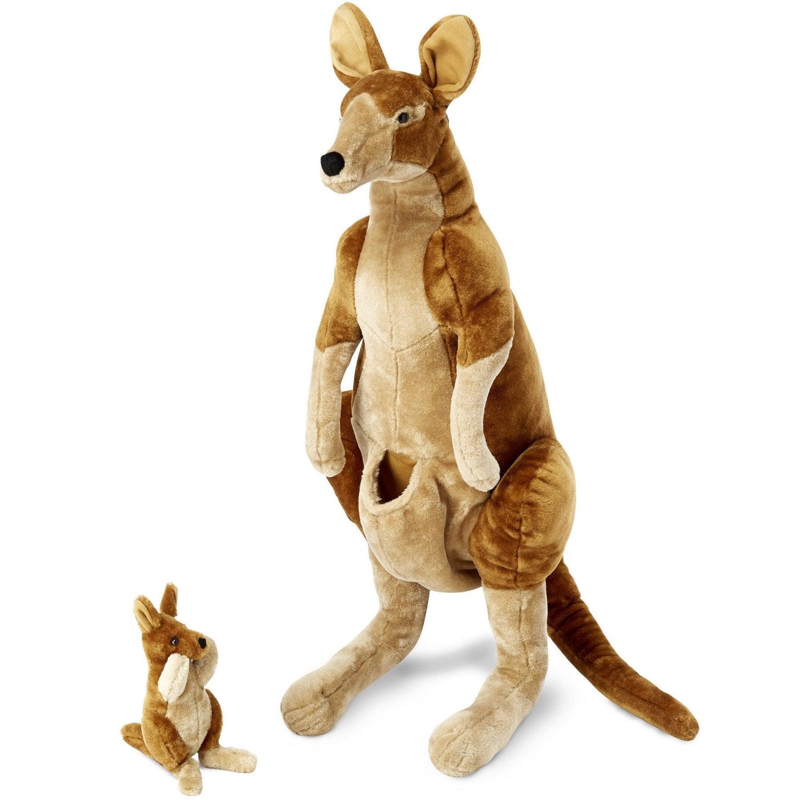 Melissa & Doug: a big cuddly Kangaroo and a little Kangaroo