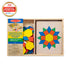 Melissa & Doug: Puzzle Shapes Pattern Blocks and Boards