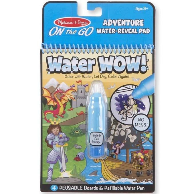 Melissa & Doug: un libro da colorare d'acqua riutilizzabile acqua wow! Avventura