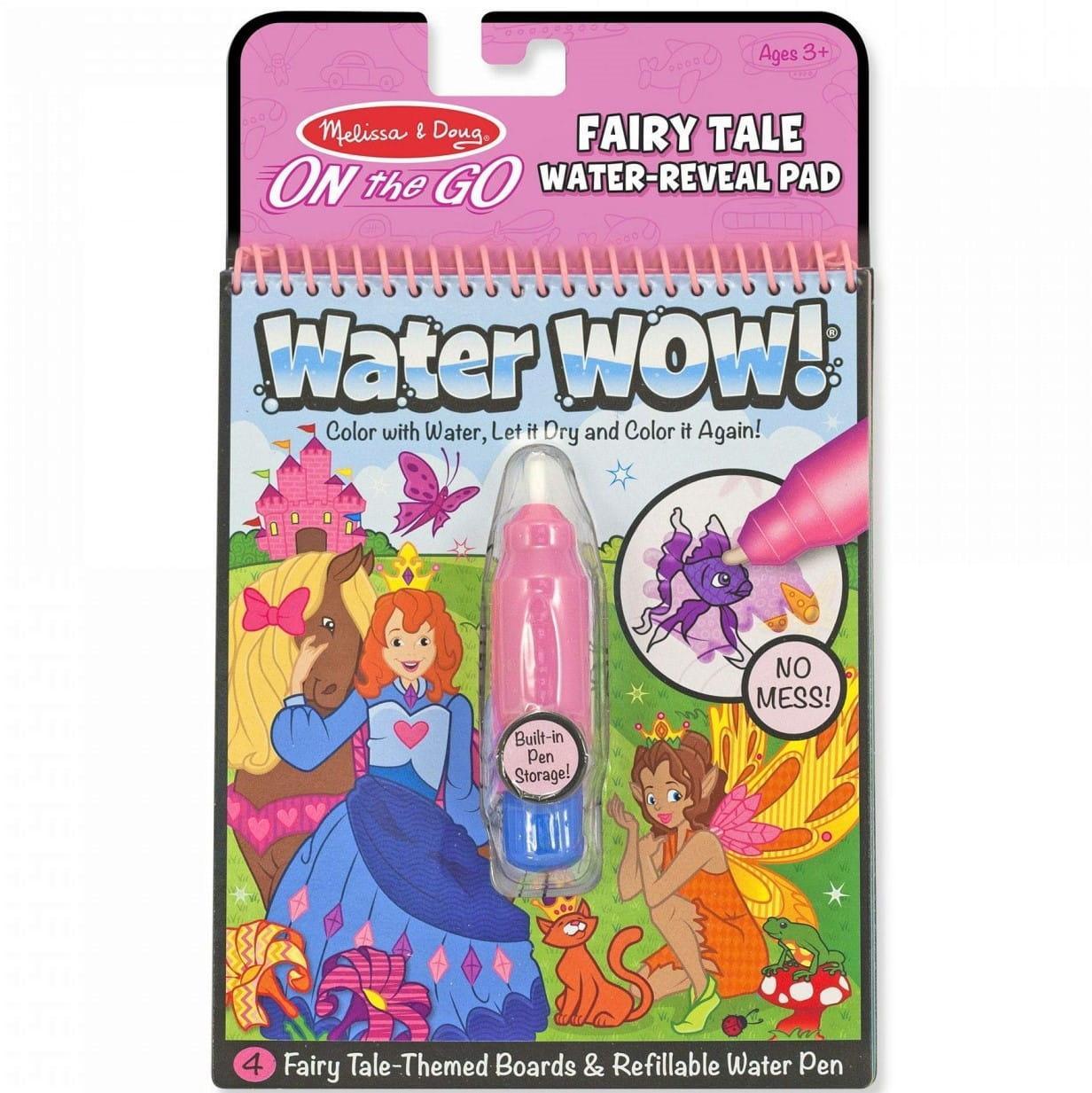 Melissa & Doug: Reusable water coloring book Water Wow! Fairies - Kidealo