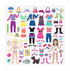 Melissa & Doug: convex reusable stickers Dress-Up board - Kidealo