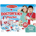 Melissa y Doug: juego de juego de kit de doctor