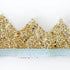Meri Meri: Gold Glitter Crown s perlami