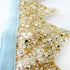 Meri Meri: Gold Glitter Crown med pärlor