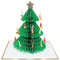 Meri Meri: Tarjeta de felicitación en el árbol de Navidad 3d