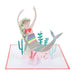 Meri Meri: Carte de voeux 3D sirène