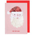 MIRRI MIRRI: Gréiss Kaart mat Sequinine Santa Claus