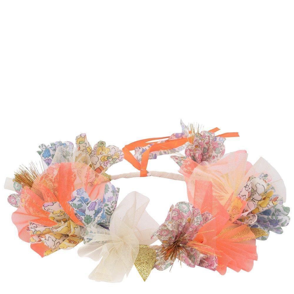 Meri Meri: Floral Halo Fabric Crown garland headband