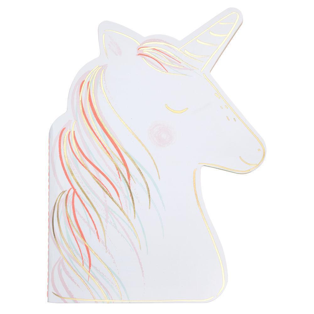 Meri Meri: Sketchbook with stickers Unicorn