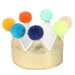 Meri Meri: gold crown with Pompons - Kidealo