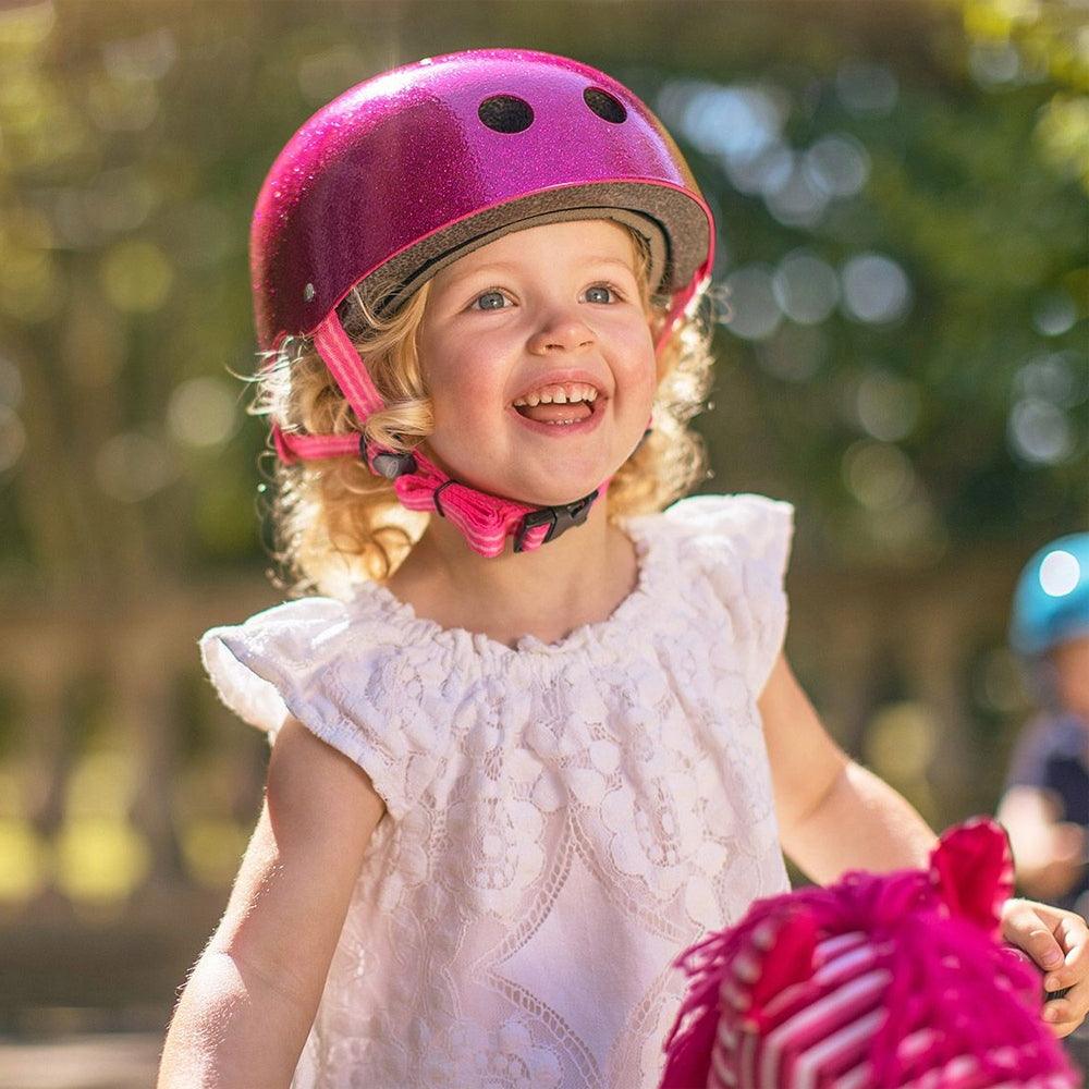 Micro: Glitter Pink Children's Helmet