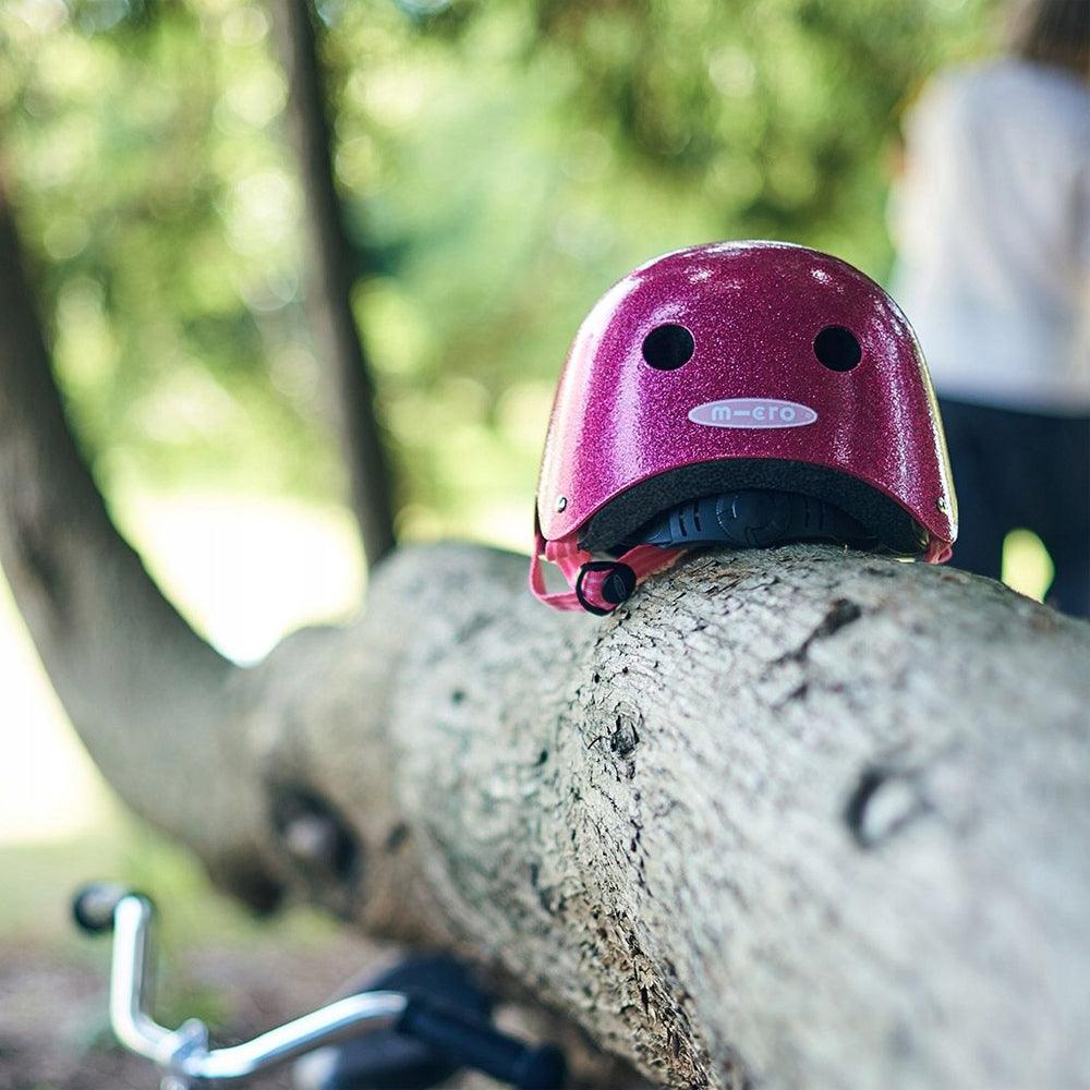Micro: Glitter Pink Children's Helmet