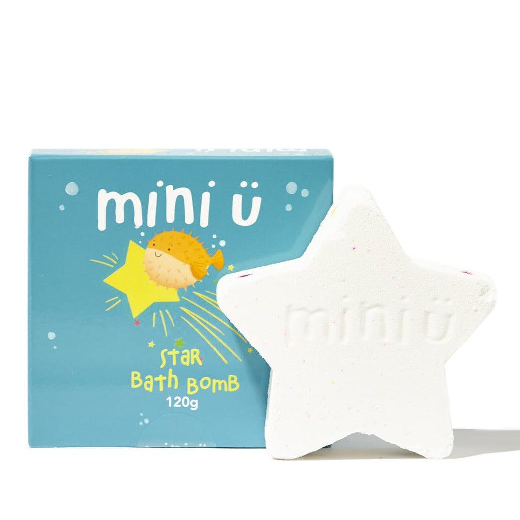 Mini-U: Bath Ball formant une étoile de tourbillon coloré
